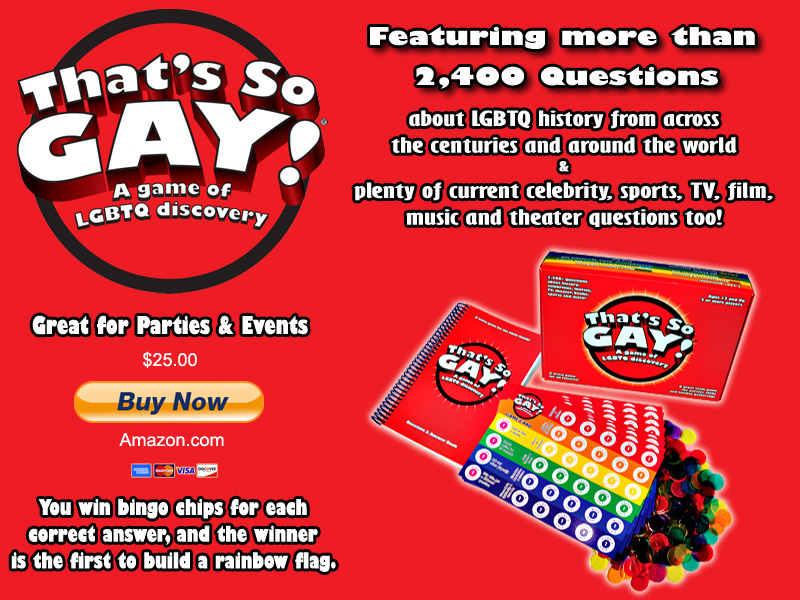 That's So Gay Trivia Game